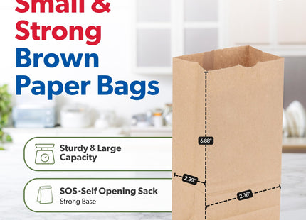 Duro Bag Dubl Life SOS Recycled Kraft FSC (500 Pack)