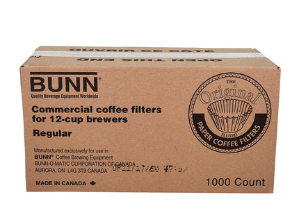 BUNN 12-Cup Commercial Coffee Filters, 1000 count, 20115.0000