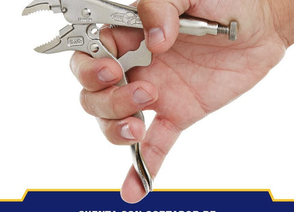 Irwin 5WR-3 Vise Grip 1-1/8-Inch Jaw Capacity 5-Inch Curved Jaw Locking Plier with Wire Cutter