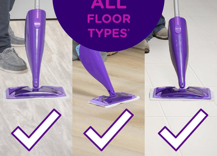 Swiffer WetJet Hardwood Floor Cleaner Spray Mop Pad Refill, Multi Surface, 24 Count