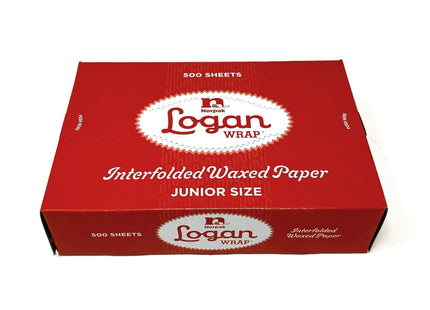 10 3/4" Length X 8" Width, LOGAN Wrap NORPAK Interfolded Wax Paper 500 Sheets