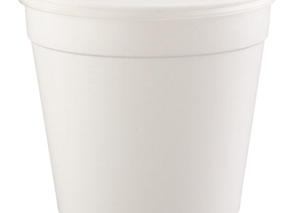 Dart 32MJ48 32 oz Squat Foam Container (Case of 500) White