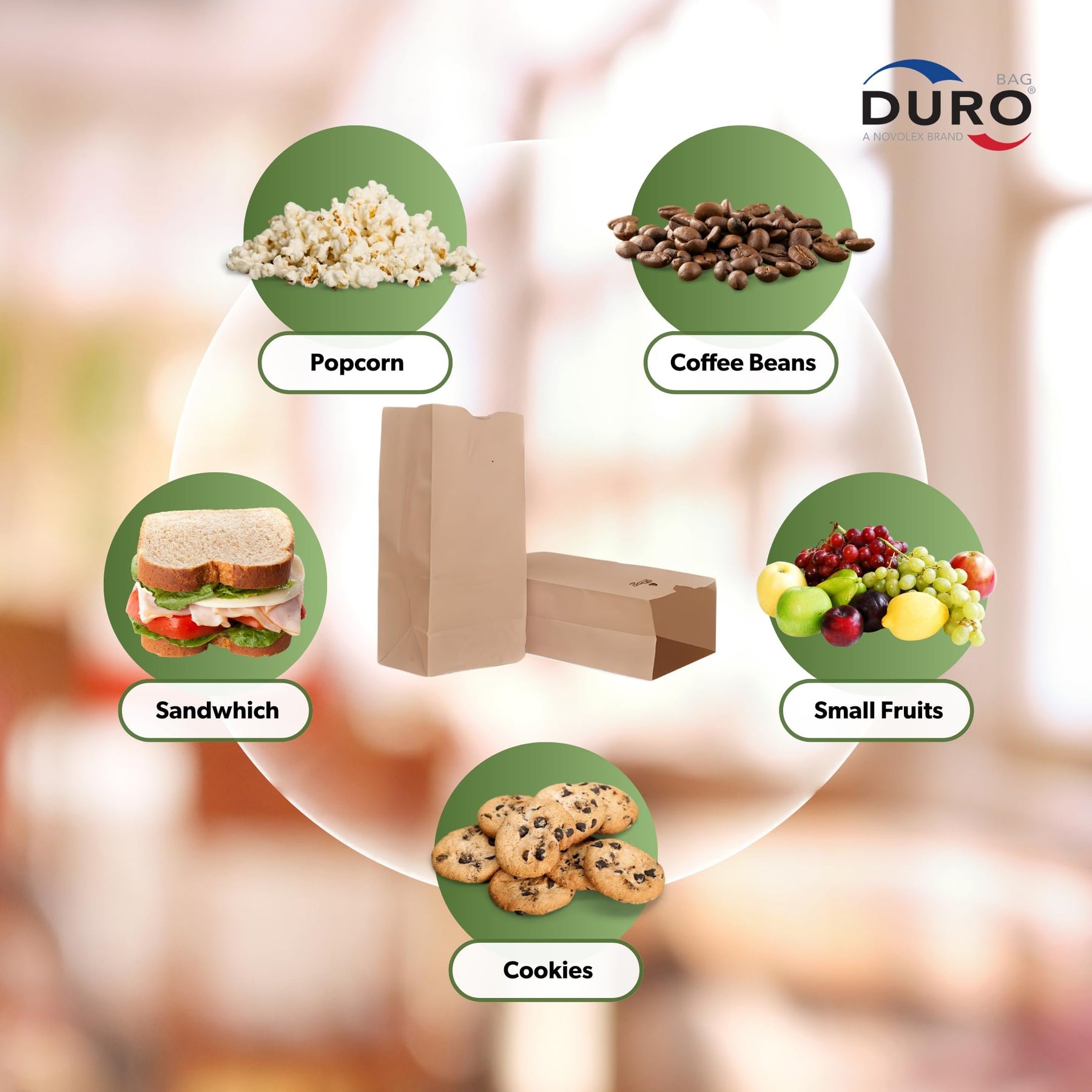 Duro Bag Dubl Life SOS Recycled Kraft FSC (500 Pack)