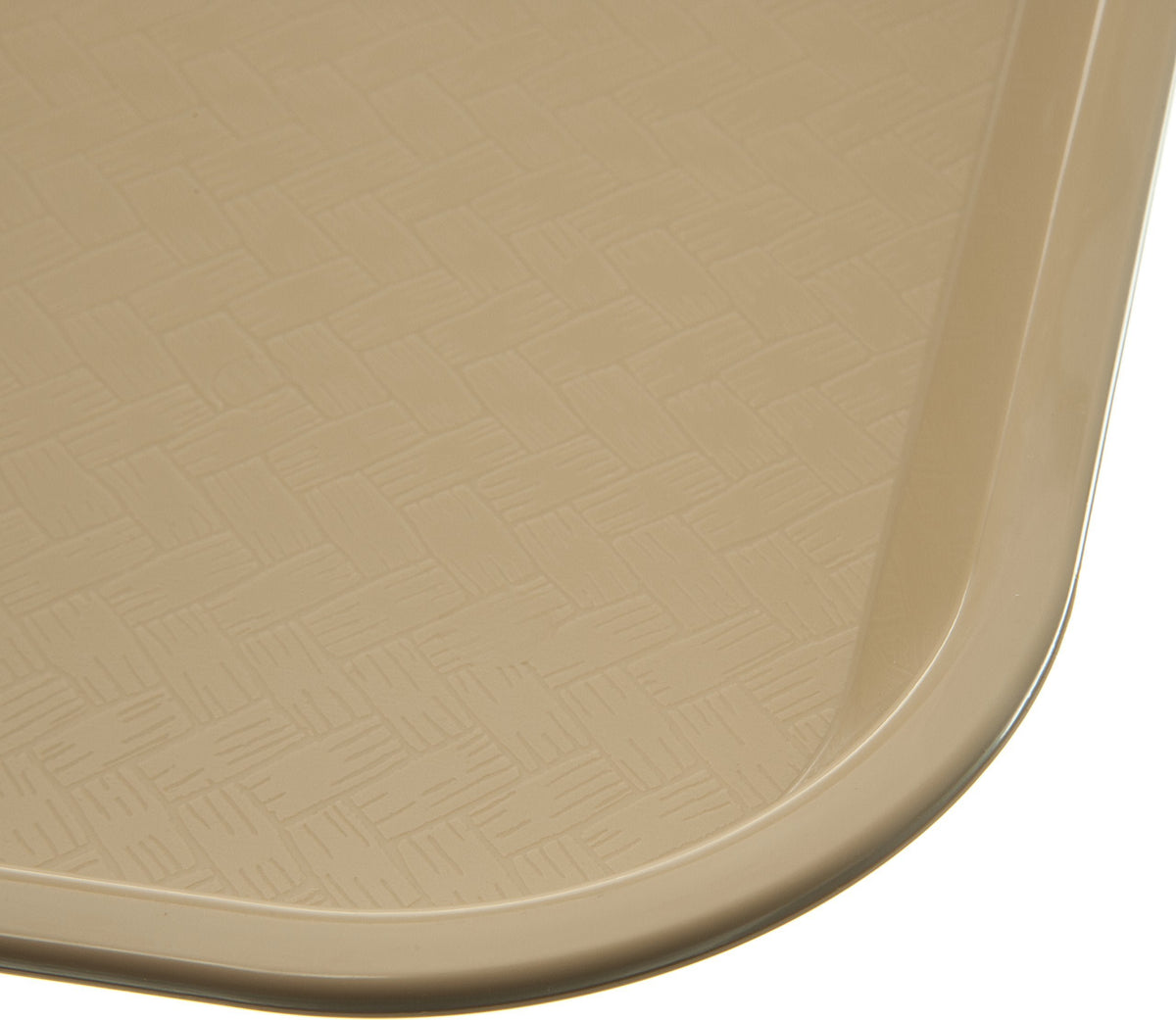 Carlisle FoodService Products Cafe Plastic Fast Food Tray, 14" x 18", Beige, (Pack of 12)