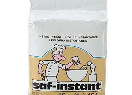 Lesaffre SAF-Instant Gold Dry Yeast 1 lb. Vacuum Pack - 20/Case
