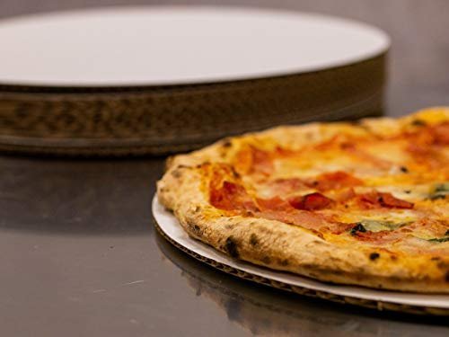 Southern Champion Tray Corrugated Single Wall Cake and Pizza Circle, Greaseproof, White