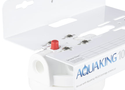 Aquaking 10 Single Cartridge Ice Machine Water Filtration System - 3 GPM - 25 Micron