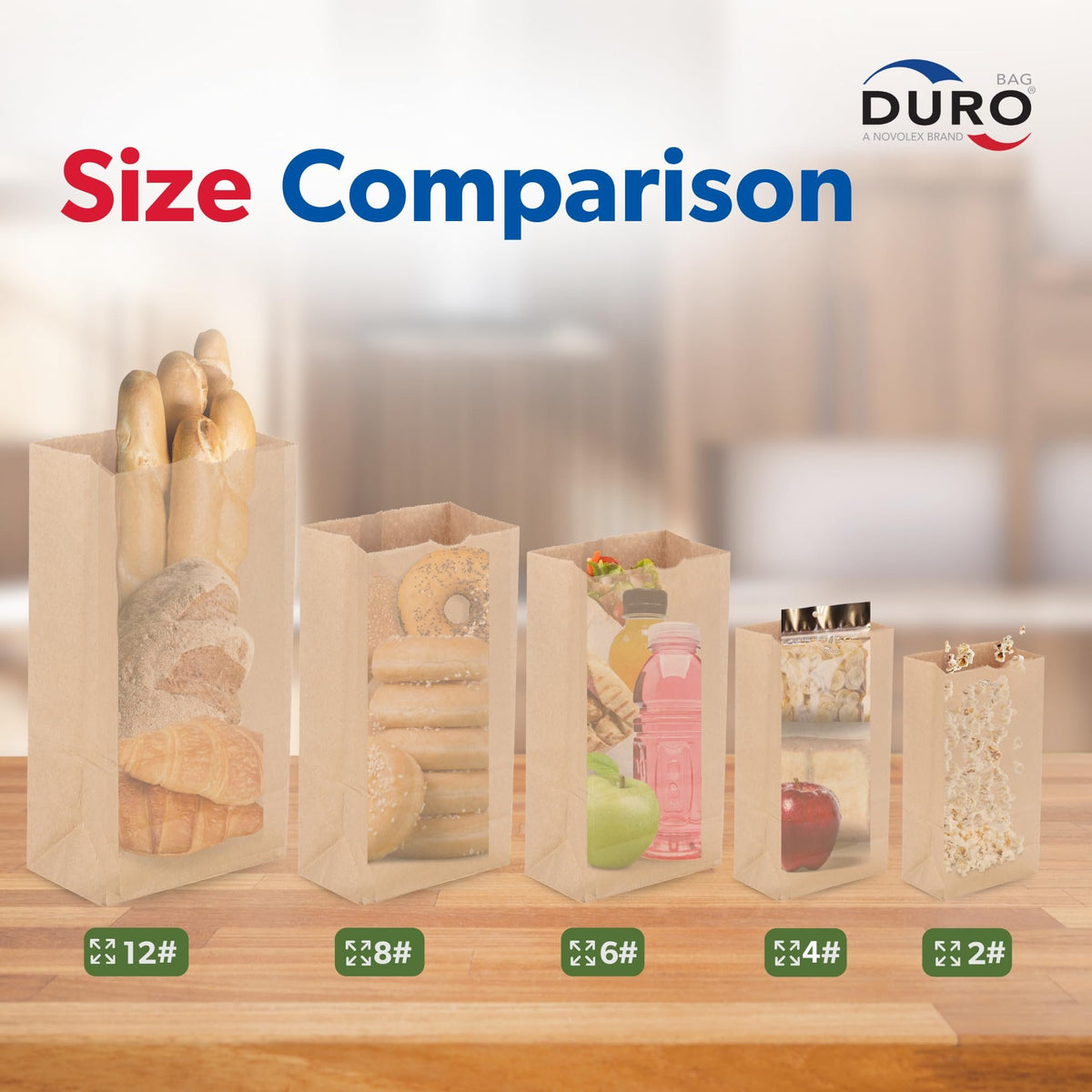 Duro Bag Dubl Life SOS Recycled Kraft FSC (500 Pack)