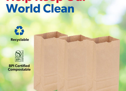 Duro Bag Dubl Life SOS Recycled Kraft FSC (500 Pack)