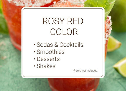Monin - Strawberry Syrup, Mild and Sweet, Great for Cocktails and Teas, Gluten-Free, Non-GMO (1 Liter, 4-Pack)