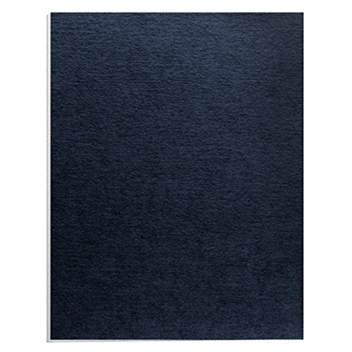 TableTop King 52098 8 1/2" x 11" Navy Linen Texture Binding System Cover - 200/Pack