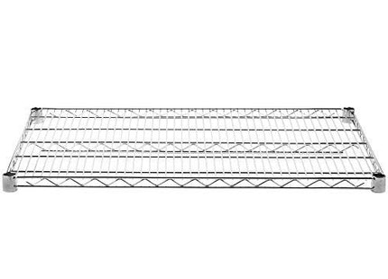 Commercial Chrome Wire Shelving 14 x 48 - NSF (2 Shelves)