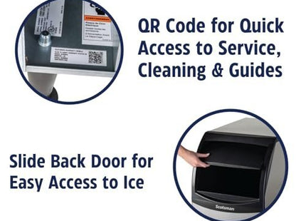 Scotsman Commercial Undercounter Ice Maker with Bin