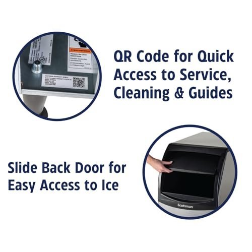 Scotsman Commercial Undercounter Ice Maker with Bin