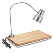 Avantco Carving Station Kit with 39" Stainless Steel Heat Lamp, Cutting Board, and Drip Pan - 120V, 250W - main