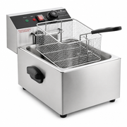 MainStreet Equipment F10E 10 lb. Electric Countertop Fryer - 110V, 1,600W - main