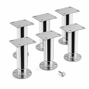 Adjustable Metal Seismic Leg Kit - 4 1/2 to 7 Inches, 6/Pack - main