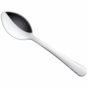 Demitasse Spoon Flatware, 18/0 Stainless Steel, Silver, 4 11/16 Inches, 60/Case - main