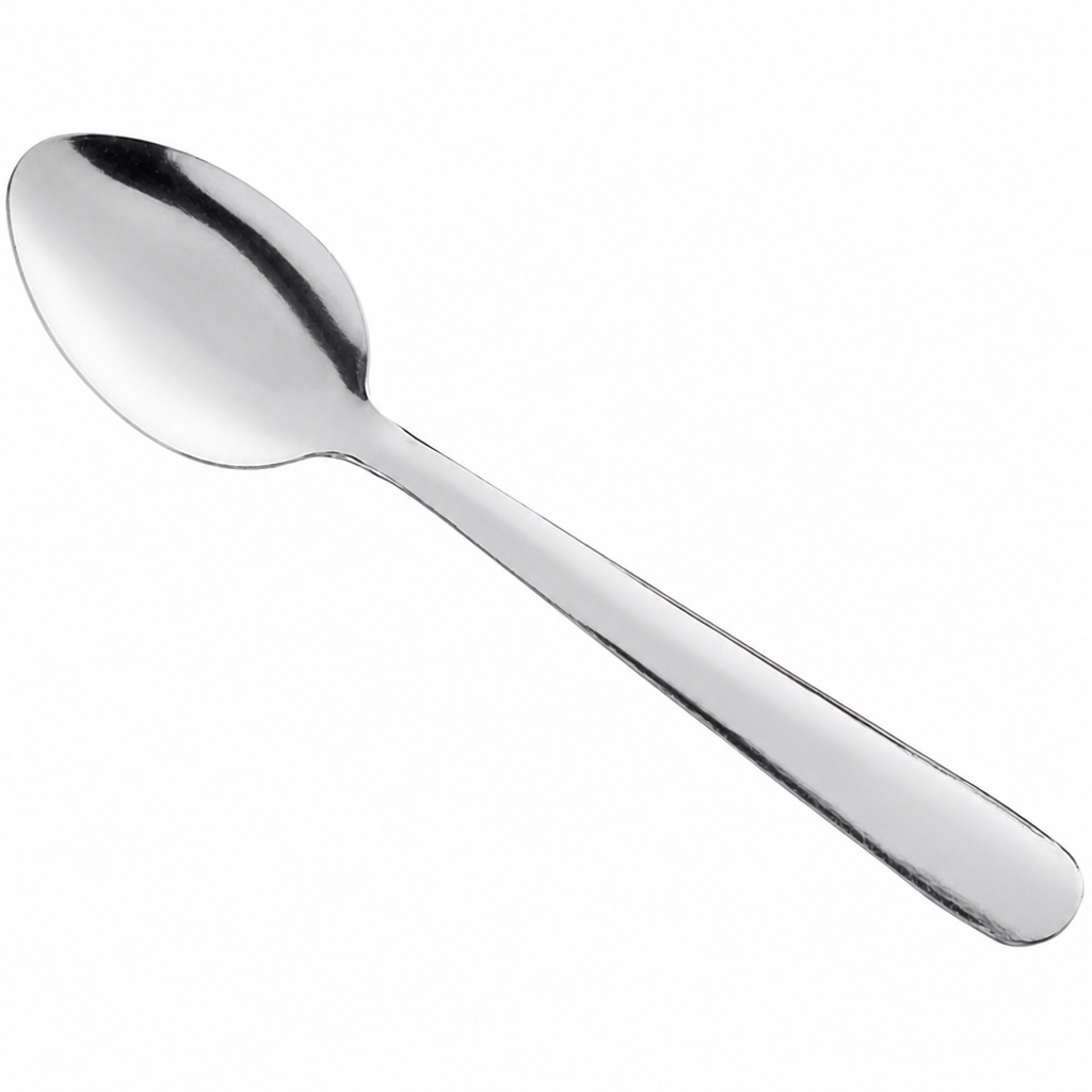 Teaspoon Flatware, 18/0 Stainless Steel, 5 7/8 Inches, Silver, 12/Pack - main
