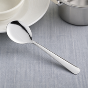 Bouillon Spoon Flatware, 18/0 Stainless Steel, 5 7/8 Inches, Silver, 12/Pack - lifestyle