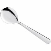 Bouillon Spoon Flatware, 18/0 Stainless Steel, 5 7/8 Inches, Silver, 12/Pack - main