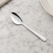 Dinner / Dessert Spoon Flatware, 18/0 Stainless Steel, Silver, 6 13/16 Inches, 12/Pack - lifestyle