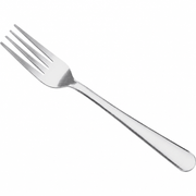 Dinner Fork Flatware, 7 Inches, 18/0 Stainless Steel, Silver, 12/Pack - main