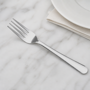 Silver 18/0 Stainless Steel Dinner Fork Flatware, Smooth Panel, 7 Inches, 60/Case - lifestyle
