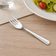 Salad Fork Flatware, 6 1/8 Inches, 18/0 Stainless Steel, Silver, 12/Pack - lifestyle