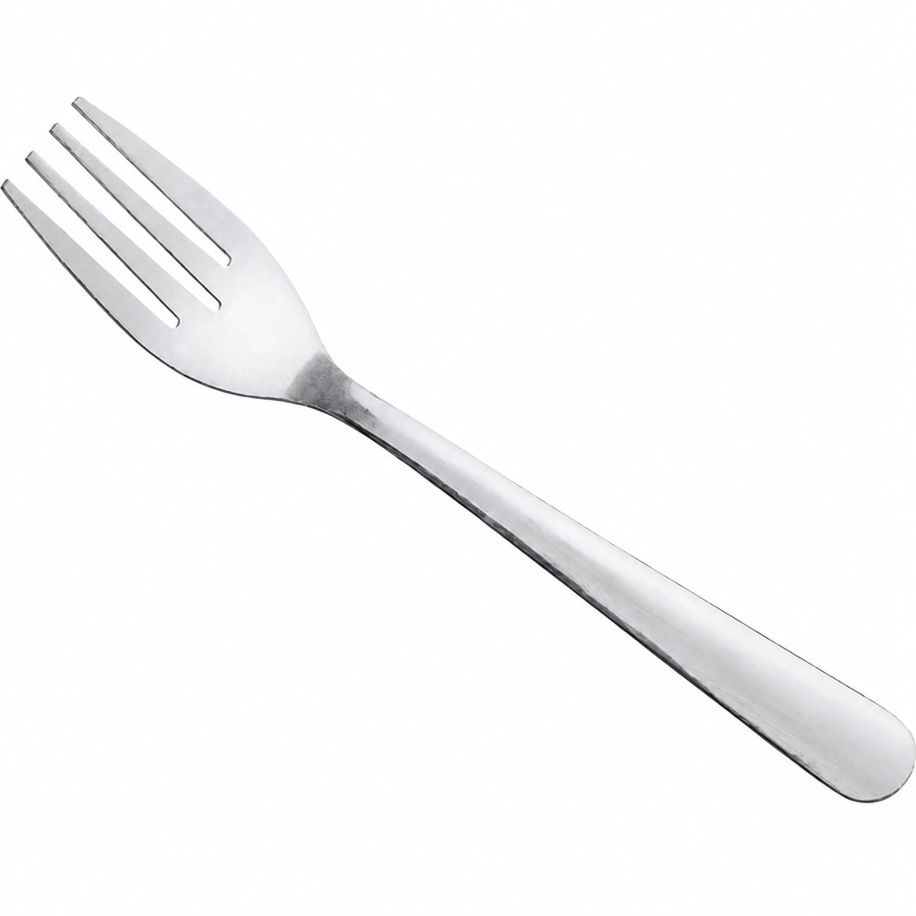 Salad Fork Flatware, 6 1/8 Inches, 18/0 Stainless Steel, Silver, 12/Pack - main