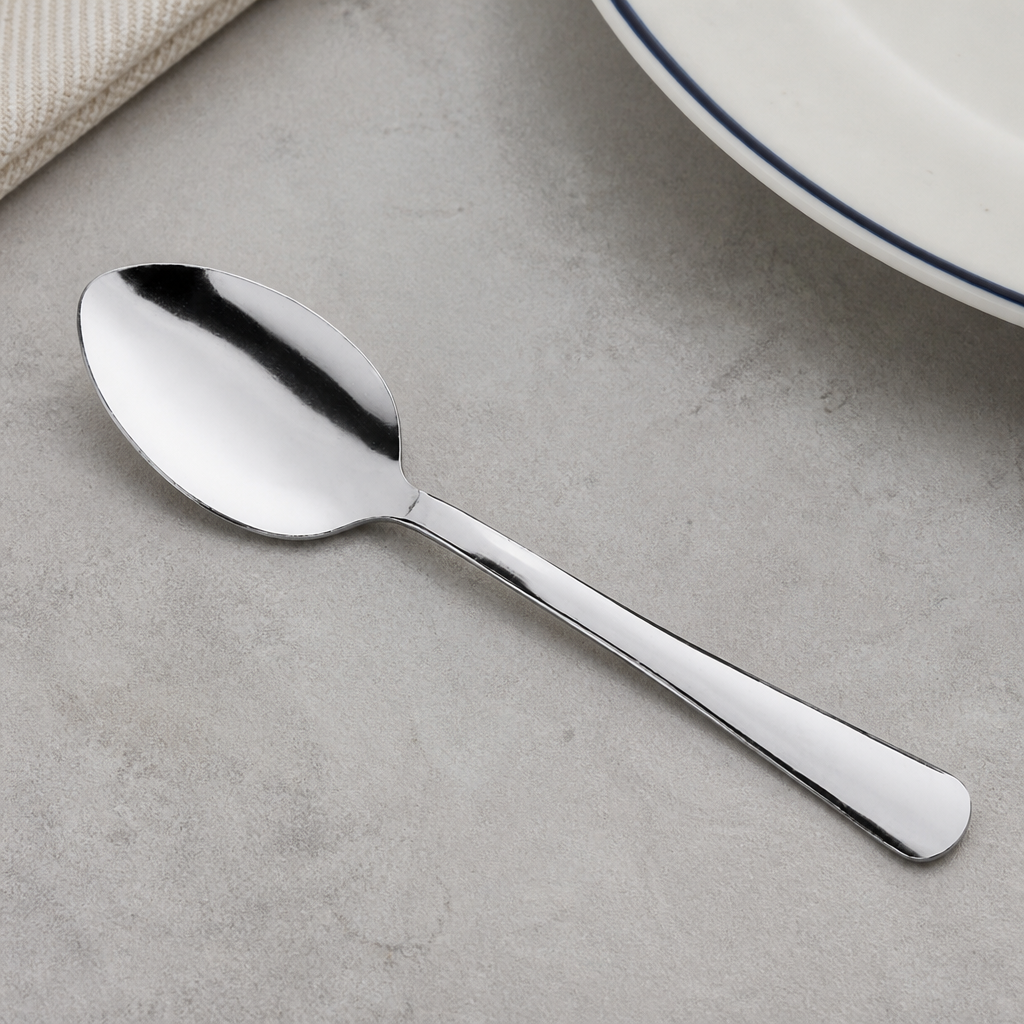 Tablespoon / Serving Spoon Flatware, Silver, 18/0 Stainless Steel, 7 5/8 Inches, 12/Pack - lifestyle