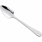 Silver 18/0 Stainless Steel Grapefruit Spoon Flatware, 6 1/4 Inches, 60/Case - main