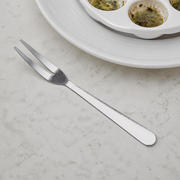 Snail Fork Flatware, 18/0 Stainless Steel, 6 1/4 Inches, Silver, 12/Pack - lifestyle