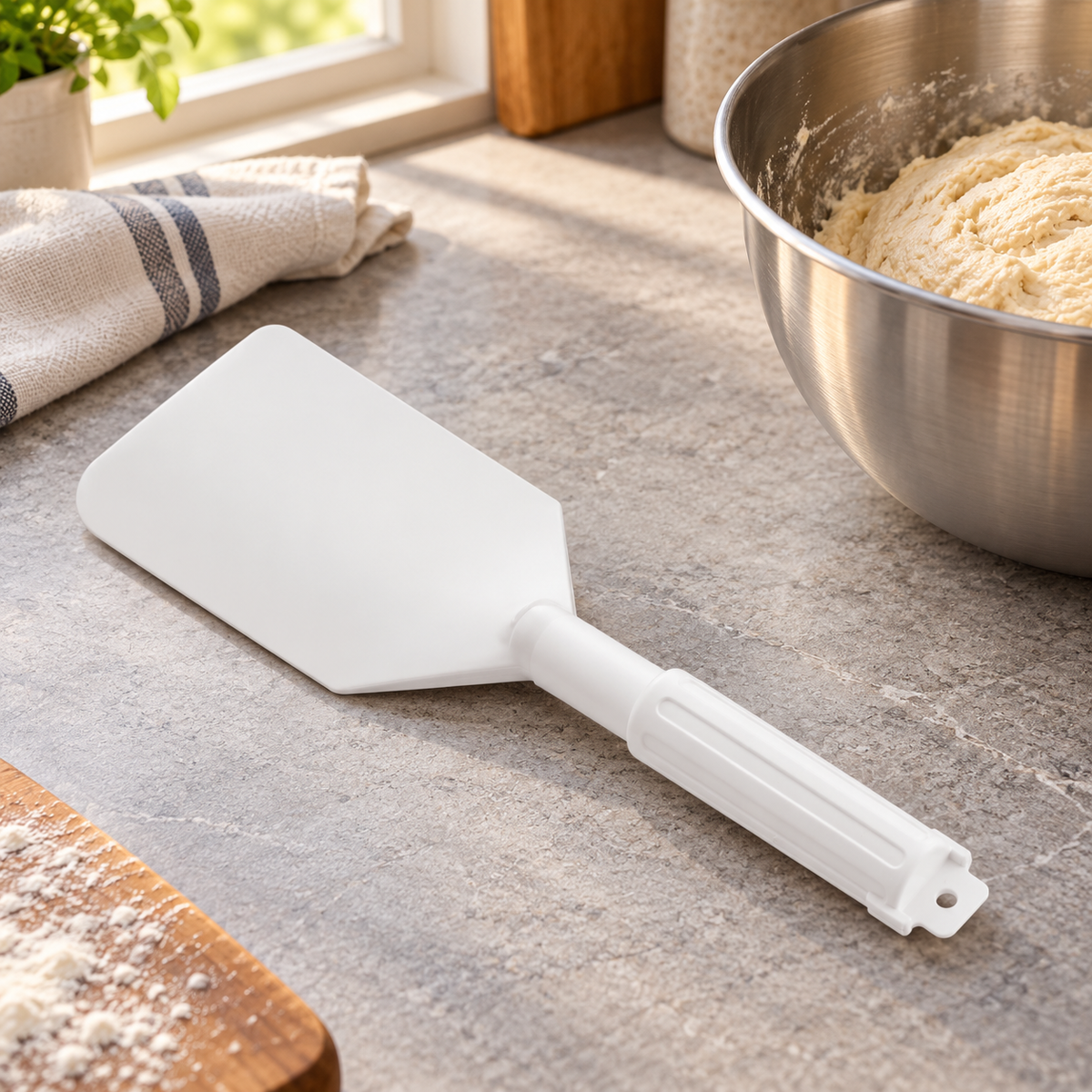 13 3/4-Inch Nylon Mixing Paddle, White, Each - lifestyle