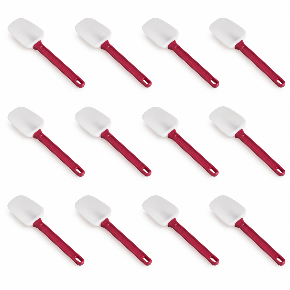 10-Inch Silicone Spoonula with ABS Grip, Case of 12 - main