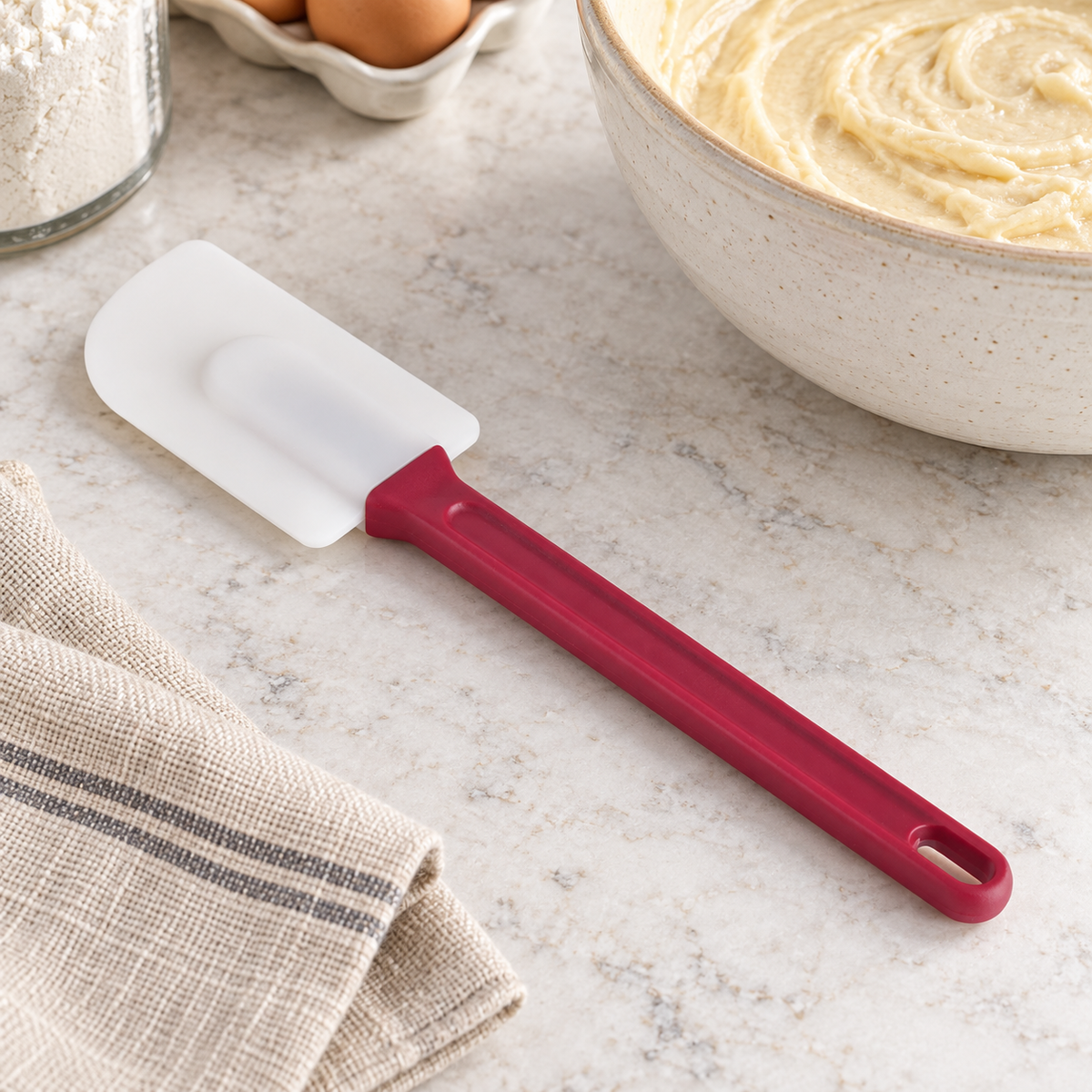 10-Inch Silicone Spatula with ABS Grip, Case of 12 - lifestyle