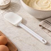 10-Inch White Rubber Spoonula with ABS Grip, Case of 12 - lifestyle