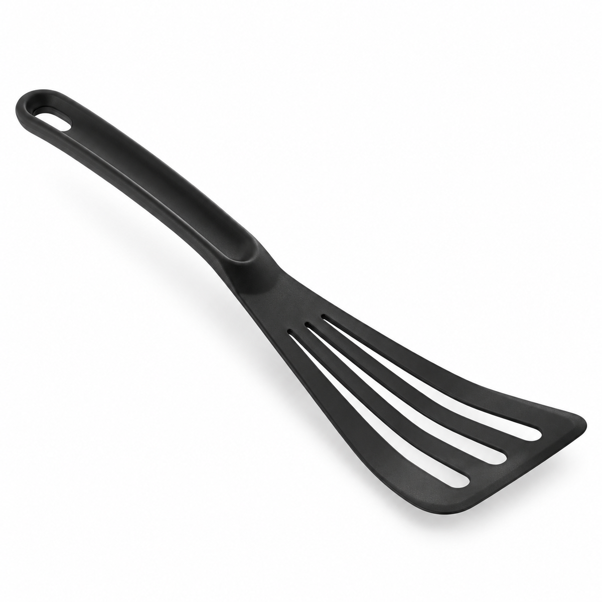 12-Inch Glass-Reinforced Nylon Slotted Turner, Black, Each - main