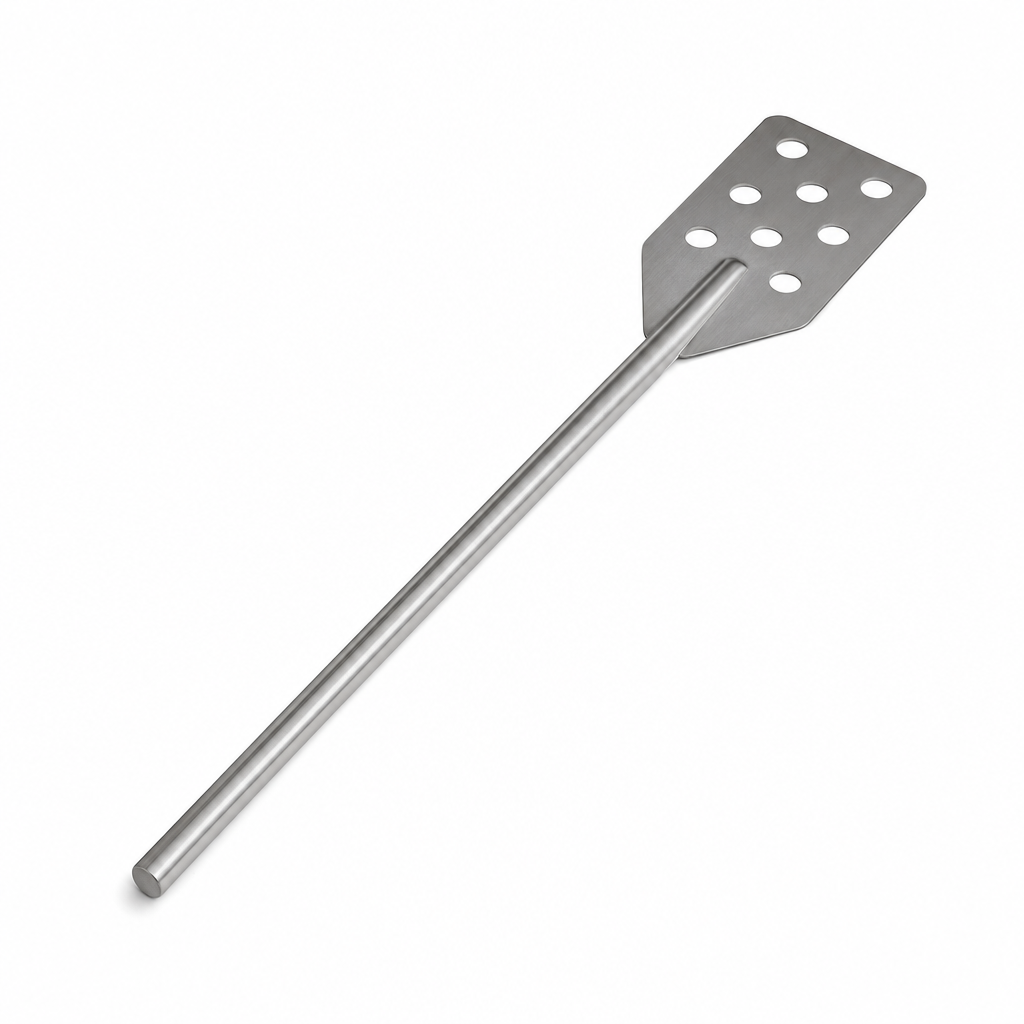Sani-Lav 42" Heavy-Duty Stainless Steel Perforated Paddle 2079P - main
