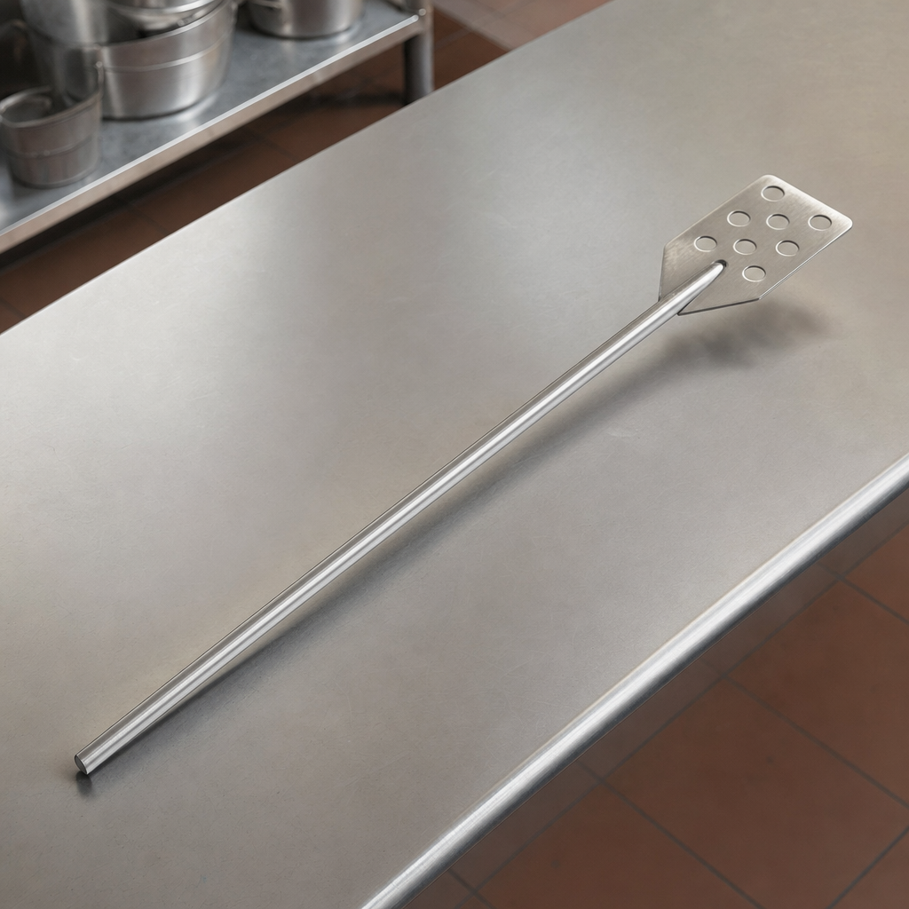 Sani-Lav 48" Heavy-Duty Stainless Steel Perforated Paddle 2080P - lifestyle