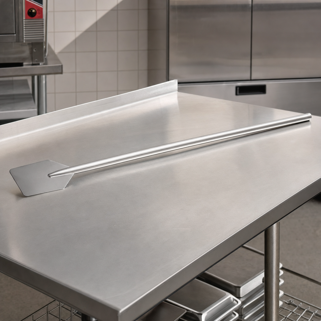 Sani-Lav 2081 60" Heavy-Duty Stainless Steel Paddle - lifestyle