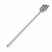 Sani-Lav 60" Heavy-Duty Stainless Steel Perforated Paddle 2081P - main
