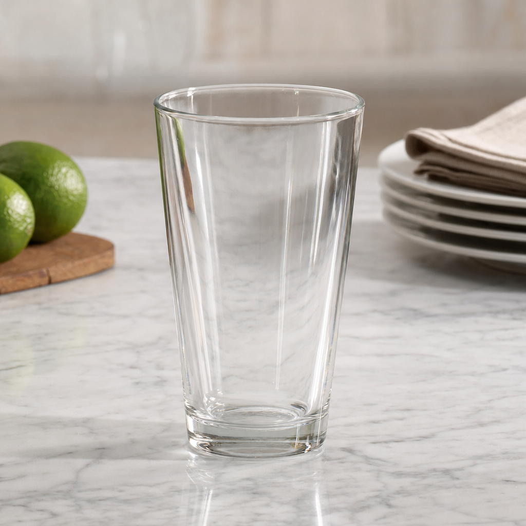 Clear Glass Beverage Tumbler, 16.5 oz., 24/Case - lifestyle