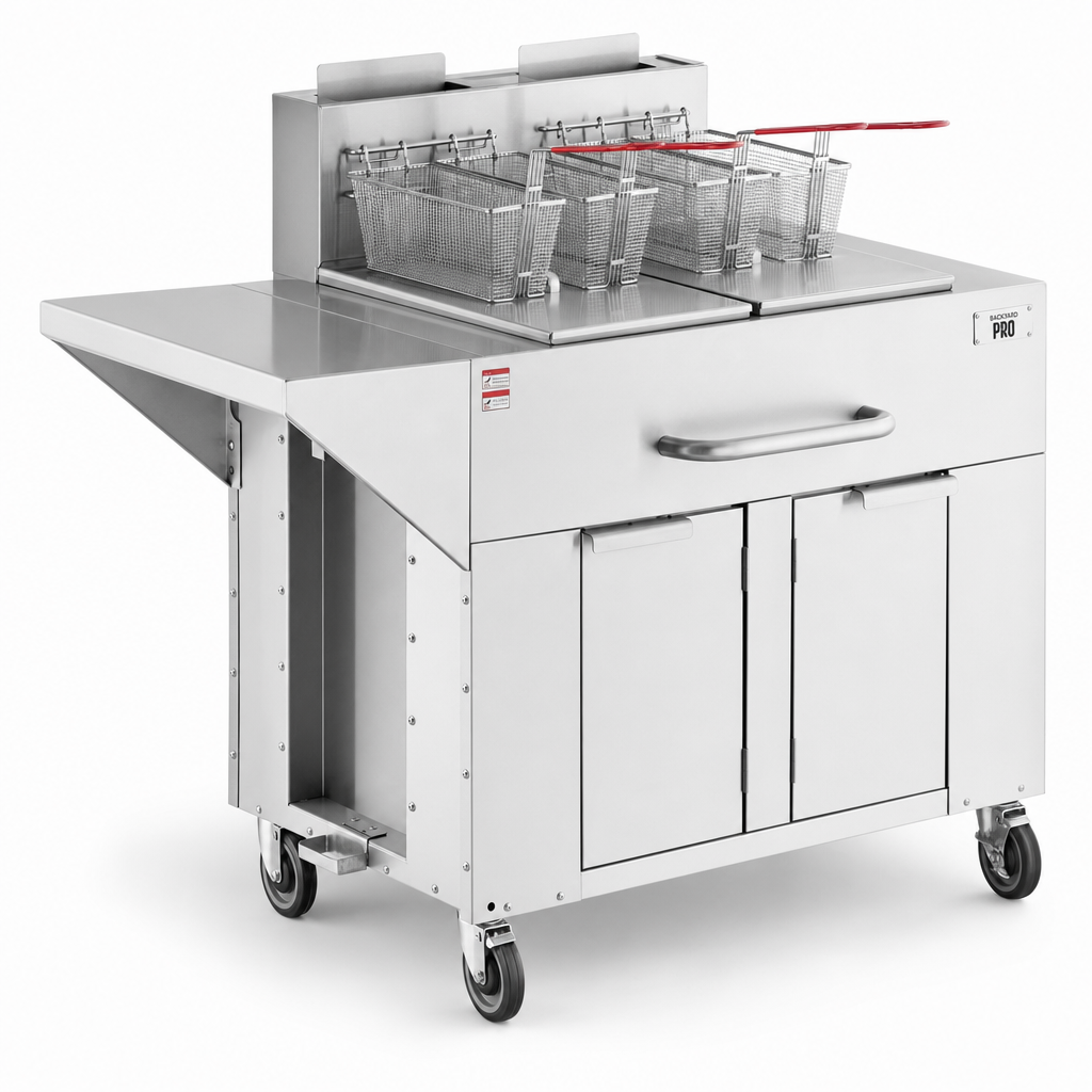 Backyard Pro BPF80 70 - 80 lb. Double Tank Portable Outdoor Fryer - 180,000 BTU - main