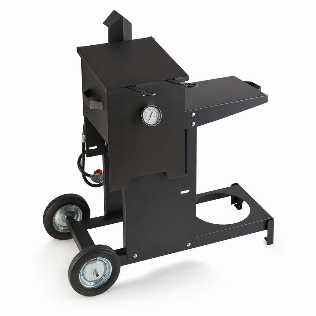 Backyard Pro 4 Gallon Steel Liquid Propane Outdoor Deep Fryer with Mobile Stand - 90,000 BTU - main