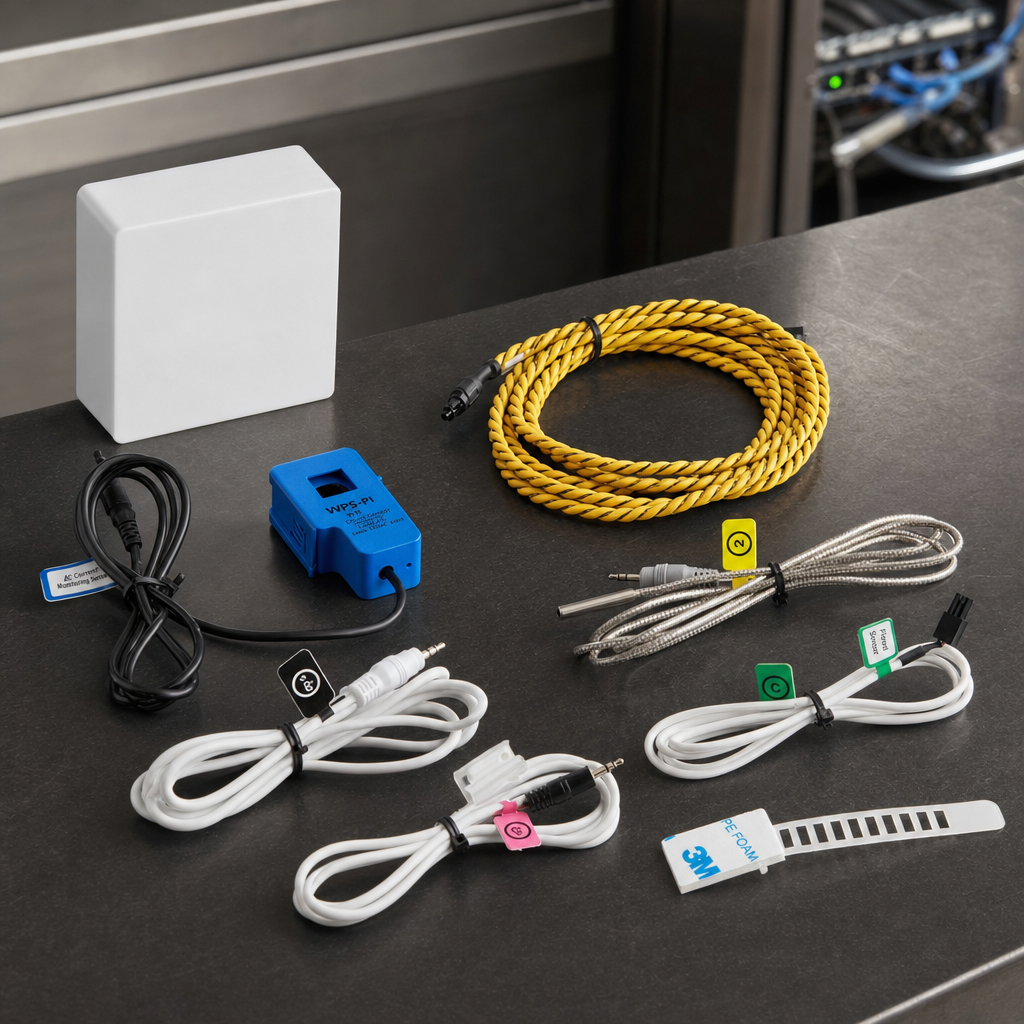 Remote WiFi-Enabled Deluxe Monitoring Kit - 3 1/2" x 3 1/2" x 1 3/8" - lifestyle