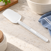 13 1/2-Inch Silicone Spoonula, White, Each - lifestyle