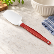 9 1/2-Inch Silicone Spoonula with Red Nylon Handle - lifestyle