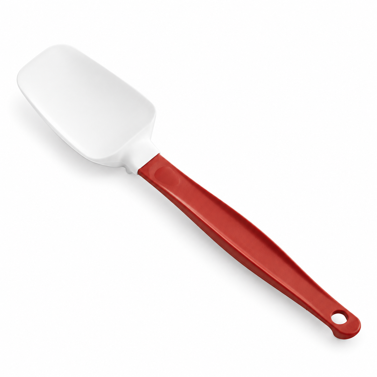 9 1/2-Inch Silicone Spoonula with Red Nylon Handle - main