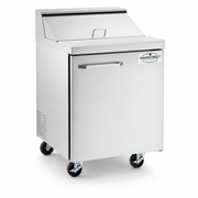 MainStreet Equipment 27" Standard Top 1 Door Refrigerated Sandwich Prep Table - main